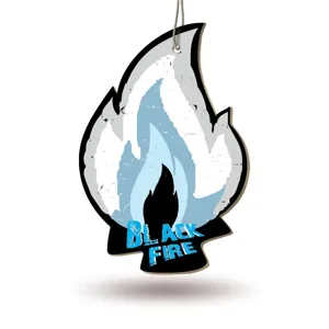 AVS A07263S АРОМАТИЗАТОР ПОДВЕСНОЙ ПЛАСТИНА AVS FIRE FRESH BLACK FIRE/ЧЁРНЫЙ ОГОНЬ