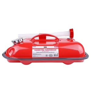 AVS A07422S  КАНИСТРА ТОПЛИВНАЯ МЕТАЛЛИЧЕСКАЯ ГОРИЗОНТАЛЬНАЯ 5 Л (КРАСНАЯ) AVS HJM-05