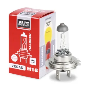 AVS A07434S лампа галогенная Vegas H18 12V 65W, 1 шт.