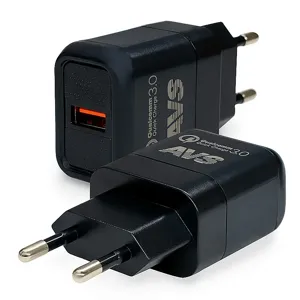 AVS A07979S A07979S USB сетевое зарядное устройство AVS 1 порт UT-713 Quick Charge (1.5-3A)