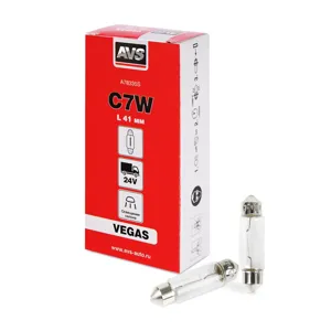AVS A78335S Лампа 24V C7W SV8.5-8 41мм AVS