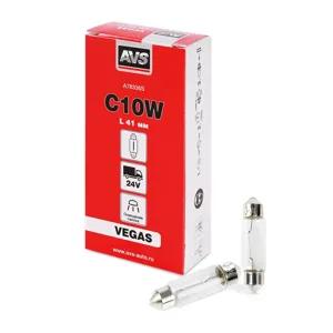 AVS A78336S Лампа 24V C10W SV8.5-8 41мм. AVS