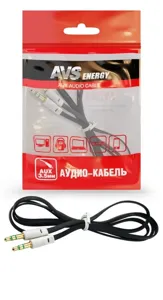 AVS A78398S кабель с разъемом 3,5 jack - 3,5 jack (аудио), 1м
