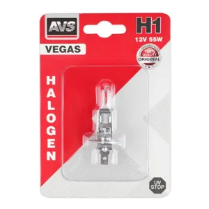 AVS A78479S Лампа галогенная H1 12v 55w (P14,5s) .1 шт.