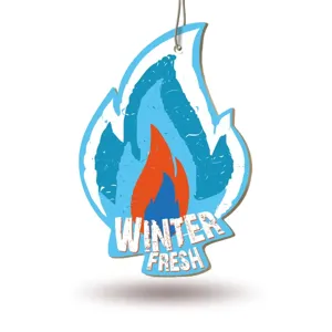 AVS A78547S ароматизатор fire fresh аром. winter fresh/ зимняя свежесть бумажные