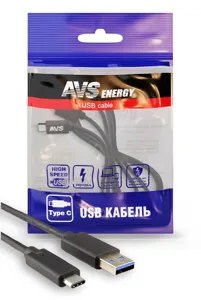 AVS A78579S кабель Type C USB 3.0, 1м