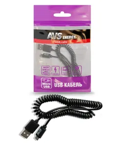 AVS A78608S кабель micro USB, 2м, витой