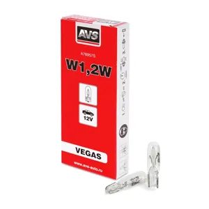 AVS A78957S к-т ламп (W1.2W) W2.1x4.6d 1.2W 12V Vegas 10шт.