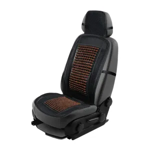 AVS A95019S Накидка на сиденье массажная деревянная с поясничной опорой коричневая AVS