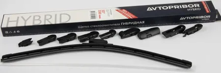 AVTOPRIBOR 252521590022 Щетка стеклоочистителя бескаркасная гибридная 550 мм (мульти 9 в 1)