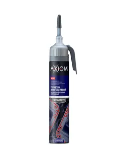 AXIOM AS207 Герметик многоцелевой высокотемпературный чёрный нейтральный с автоподачей 200 мл