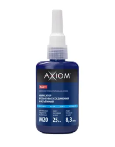 AXIOM AS311 AXIOM Фиксатор резьбовых соединений разъёмный 50 мл. (синий) (0.050L)