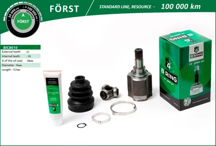 B-RING BIC8010 Пыльника шруса  наружный комплект 81x113.5x22 Honda Civic EUEPES 2001-2006