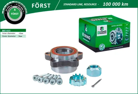 B-RING BK1435 Ступица с подшип. в сборе