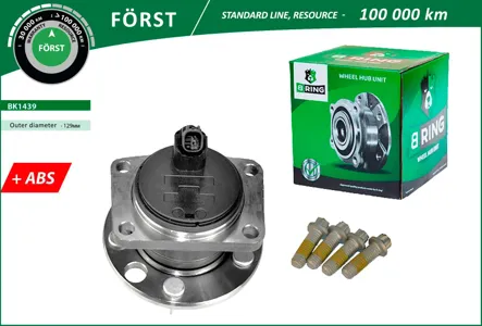 B-RING BK1439 Ступица с подшип. в сборе