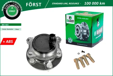 B-RING BK1485 Ступица с подшип. в сборе