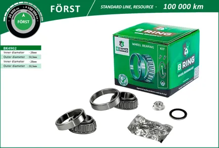 B-RING BK4902 Подшипник ступицы (задн. компл.) [28x50.3x18.728x50.3x18.7]