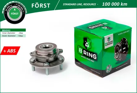 B-RING BK4942 Ступица с подшип. в сборе