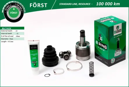 B-RING BLC102V Шрус (внутр.) [2222]