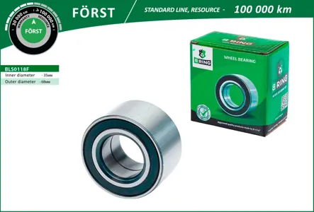 B-RING BLS0118F Подшипник передней ступицы
