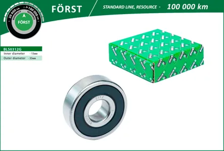 B-RING BLS0312G Подшипник генератора [малый 15x35x11]