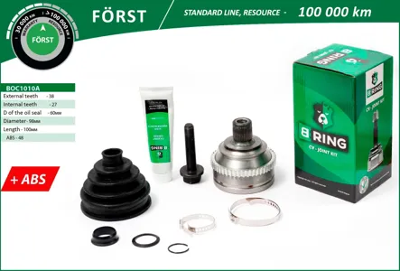 B-RING BOC1010A Шрус (наруж.) [с ABS, 3827]