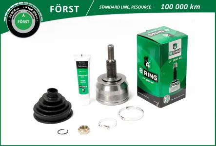 B-RING BOC1035 Шрус наружный VW TranSporter V 2.53.2 TDI 03=>, Multivan V 2.53.2 TDI 03=> 3829шл