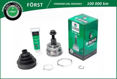 B-RING BOC1036A Шрус наружный Audi A4 I-IIA6 IIA8 IVW Passat V 1.9TDI-2.8 94-05 3833шл ABS 45Т