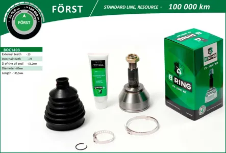 B-RING BOC1403 Шрус наружный Ford Focus I 99-07 2523шл