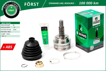 B-RING BOC1903A Шрус Opel Movano (00-) Renault Master (00-) (наруж.)(с ABS2836)