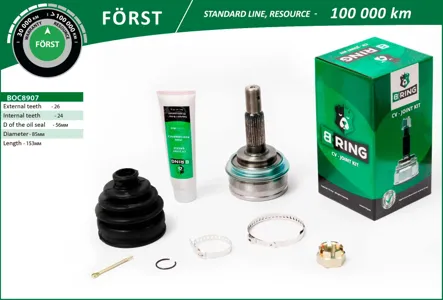 B-RING BOC8907 Шрус наружный передний