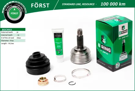 B-RING BOC9903 Шрус Honda Accord (92-) (наруж.)(2832)