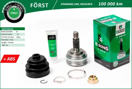 B-RING BOC9904A Шрус Honda Accord (92-) (наруж.)(с ABS2832)
