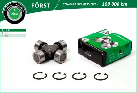 B-RING BUJ1802 Крестовина Hyundai Porter (H-100 ТагАЗ ) (96-) [27x80] B-RING FORST