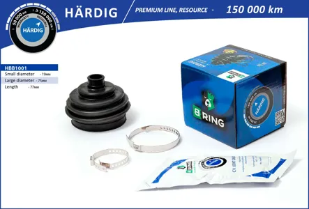 B-RING HBB1001 Рем. комплект . Шруса (наруж.) [19x75x77]