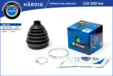 B-RING HBB1004 Пыльника шруса  Audi A3 (04-) (наруж.) [26x87x134] B-RING HARDIG