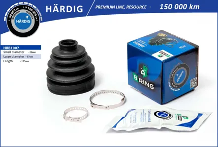 B-RING HBB1007 Рем. комплект . Шруса (наруж.) [28x97x115]