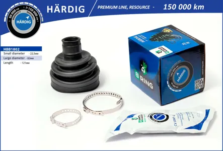 B-RING HBB1802 Пыльника шруса  DAEWOO NEXIA (95-) (наруж.) (22.5X82X121)