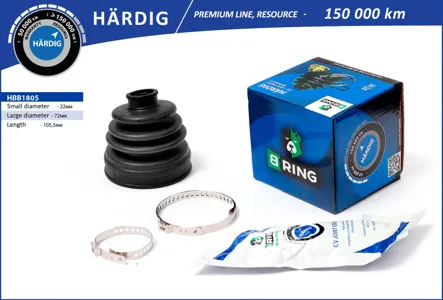 B-RING HBB1805 Пыльника шруса  Hyundai Solaris (10-) (внутр.) (22X72X105.5)