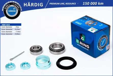 B-RING HBK1004 Подшипник ступицы (задн. компл.) [29x50.3x14.217.5x39.9x13.8]