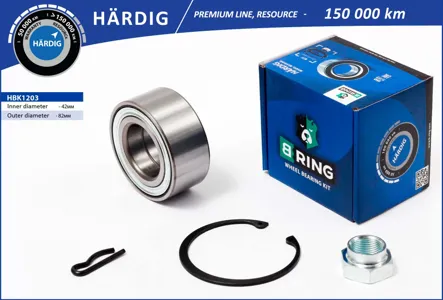 B-RING HBK1203 Подшипник ступицы (перед. компл.) [42x82x36]