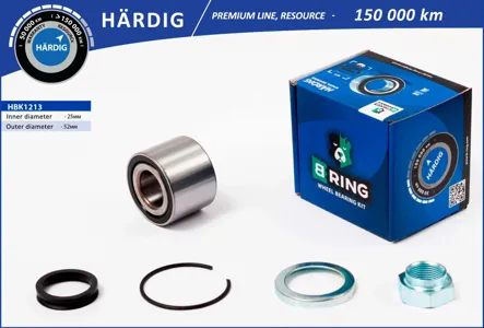 B-RING HBK1213 Подшипник ступицы (задн. компл.) [25x52x37]