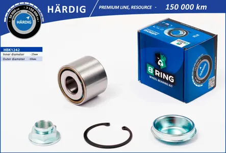 B-RING HBK1242 Подшипник ступицы (задн. компл.) [25x60x45]
