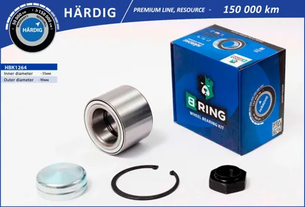 B-RING HBK1264 Подшипник ступицы (перед. компл.) [55x90x60]