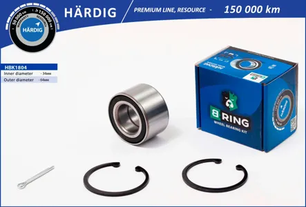 B-RING HBK1804 Подшипник ступицы (перед. , компл.) [34x64x37]