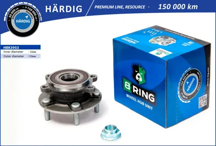 B-RING HBK3953 Ступица с подшипником пер. Mazda 6 IIICX-5 11-