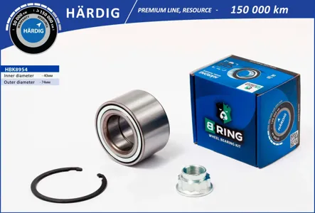 B-RING HBK8954 Подшипник ступицы (перед. компл.) [40x74x42]