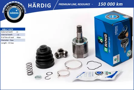 B-RING HBLC102V Шрус внутренний B-RING Таврия, Шевролет Ланос HARDIG (усиленый)