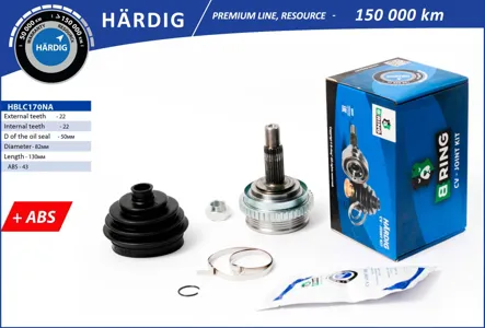 B-RING HBLC170NA Шрус (наруж.) [с ABS, 2222]