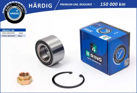 B-RING HBLK0118F Подшипник ступицы (перед. компл.) [35x68x37]